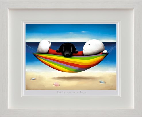 Wish You Were Here by Doug Hyde - Framed Limited Edition on Paper